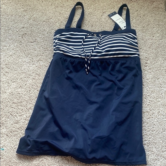 Tommy Hilfiger Core Navy Swimdress - Picture 1 of 6